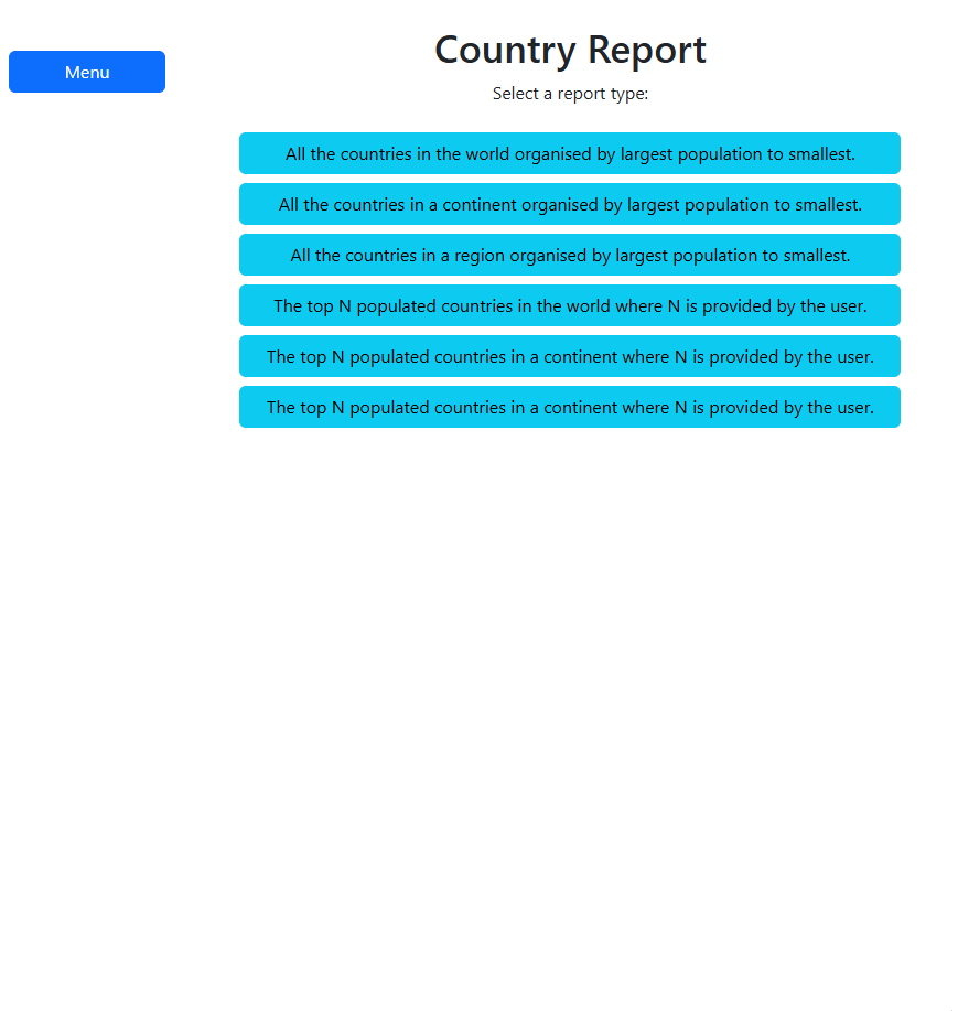 Population Report Access System 3